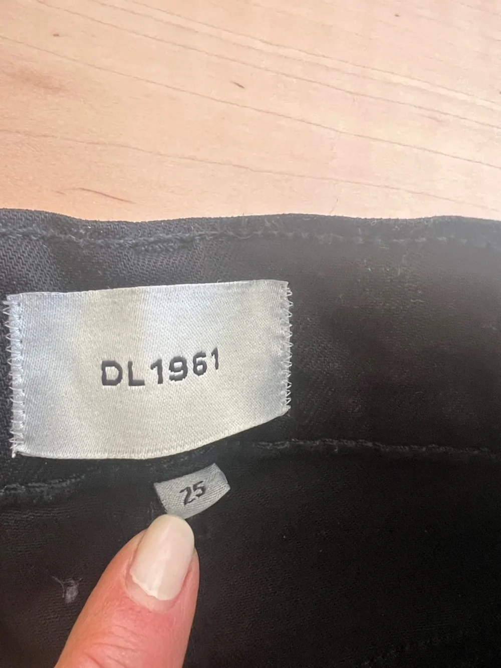 Dl1961 Hepburn Wide Leg High Rise Vintage Jean Black Coated - Picture 9 of 15